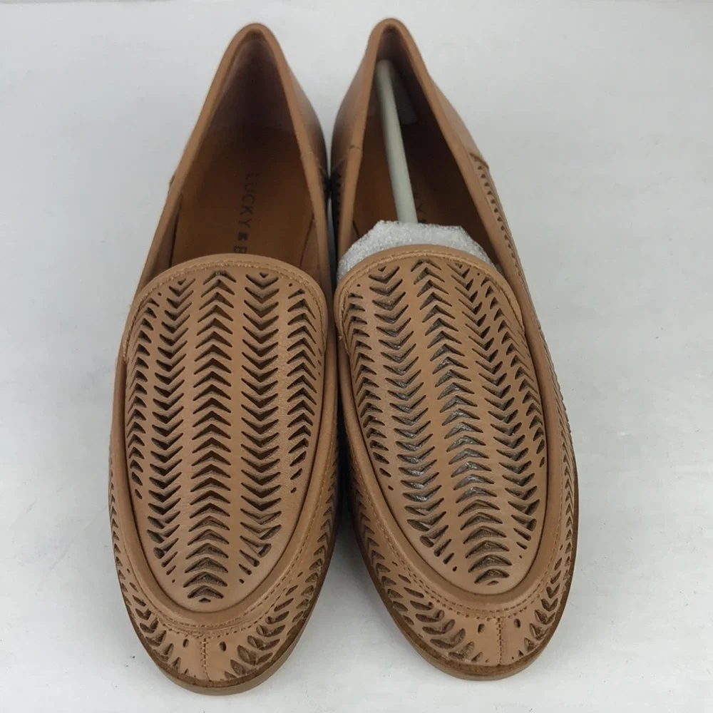 NEW Lucky Brand Camdyn Minimalist Leather Loafer Flats 5